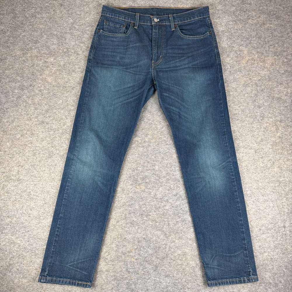 Levi's 502 Jeans Regular Taper Fit Blue Mens 33x32